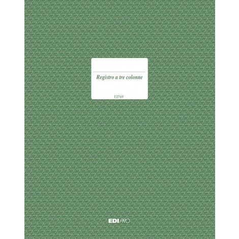 Registro 3 colonne, 100 pagine 24x31cm
