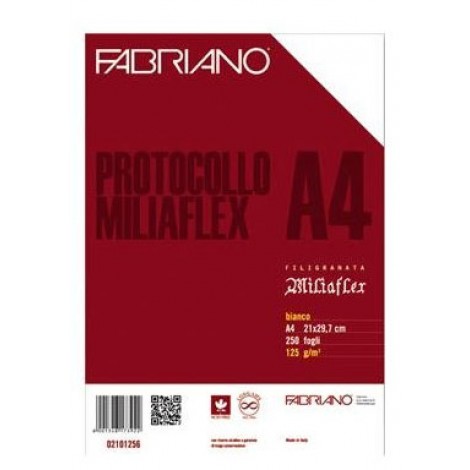 Fogli protocollo carta gr.125 uso bollo 200 fogli A4