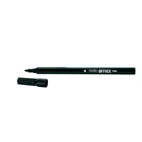 Office Fine – Marcatore permanente con inchiostro a base d`acqua, punta 2,5mm colore nero