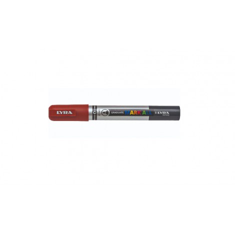 Lyra Mark All – Marcatore permanente con inchiostro a base d`acqua tratto 2mm colore marrone  – Prezzo singolo, ord. minimo 6pz