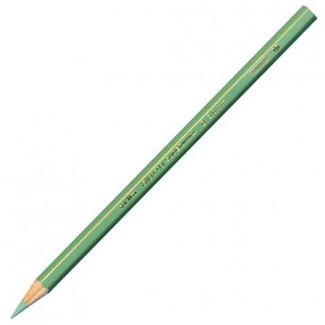 Astuccio con 12 pastelli, forma esagonale e diametro 7,6mm, lunghezza 18cm, mina ricca di pigmenti colore verde salvia