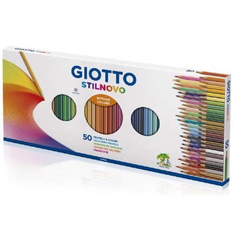 Astuccio con 50 pastelli STILNOVO esagonali