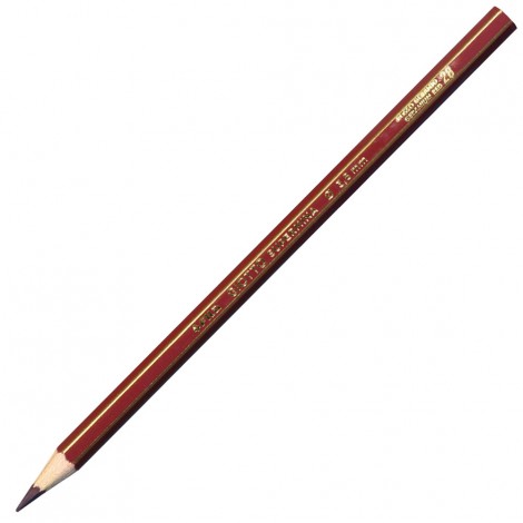 Astuccio con 12 pastelli supermina, forma esagonale premium, mina extra-large, 3,8mm colore rosso geranio