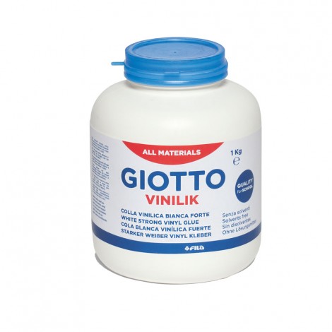 Vinilik – Colla liquida vinilica a base acqua in barattolo, senza solventi e lavabile 1kg