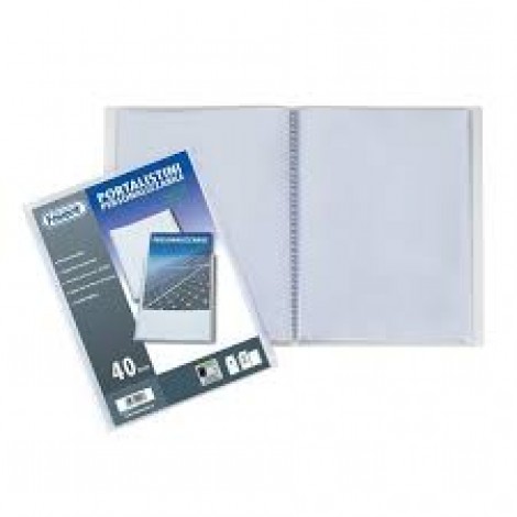 Favorit Portalistini personalizzabile in PPL con 50 buste, formato utile 22x30cm, finitura a buccia d`arancia - 1pz