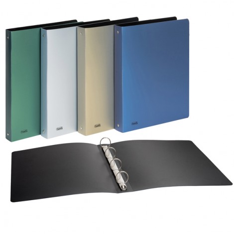 Raccoglitori Favorit Metal 22x30cm d.3cm assortiti - Raccoglitore a 4 anelli tondi da 15mm - Prezzo singolo, ord. minimo 20pz