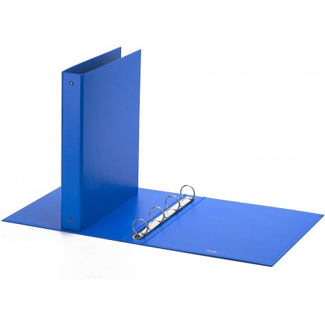 Raccoglitore EUROPA 22x30cm d. 3 cm azzurro - Raccoglitore a 4 anelli tondi da 30mm, 30x22cm - 1pz