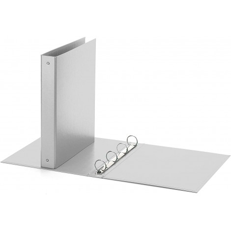 Raccoglitore EUROPA 22x30cm d. 3 cm grigio - Raccoglitore a 4 anelli tondi da 30mm, 30x22cm - 1pz