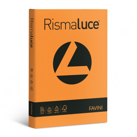 Rismaluce – Carta A3, 125fg colore arancione - 1pz