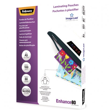 ImageLast - Pouches A5, finitura lucida, 80 micron - 1conf.