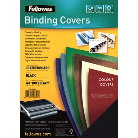 Delta - Copertine per rilegatura in cartoncino con finitura goffrata, 250gsm, formato A3