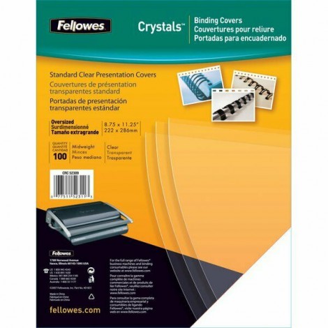 Copertine in polipropilene, spessore 240my, formato A4 colore trasparente
