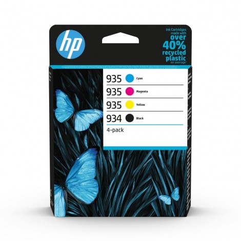 934 935 cartuccia multipack CMYK - Cartuccia inchiostro nero, ciano, magenta e giallo per HP OFFICEJET PRO 6230 (4x400pg) 1Conf.