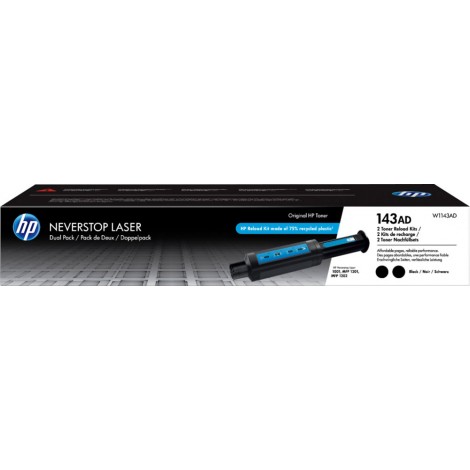 W1143AD toner twinpack nero per HP NEVERSTOP 1001NW (2x2.500pg) 1Conf.