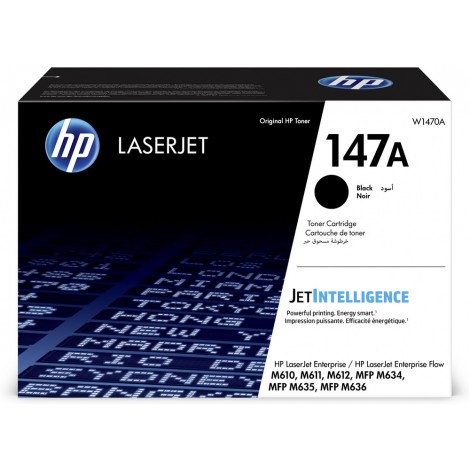W1470A toner nero per HP LASERJET M611DN (10.500pg) 1pz