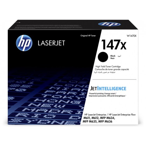 W1470X toner nero per HP LASERJET M611DN (25.200pg) 1pz