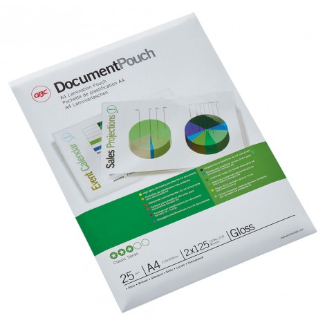 GBC Pouches A4, finitura lucida, 125 micron - 1conf.