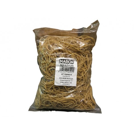 Elastici in para naturale 1Kg, Ø 125mm, taglio 1,7mm - 1pz