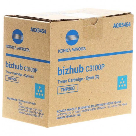 TNP50C toner ciano per BIZHUB C3100P (5.000pg) 1pz
