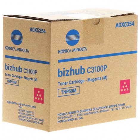 TNP50M toner magenta per BIZHUB C3100P (5.000pg) 1pz