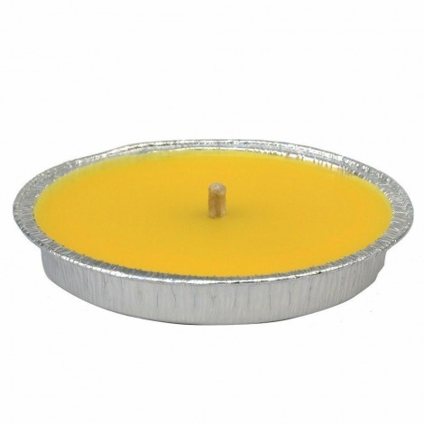 Candela alla citronella in alluminio, 14cm, 140gr