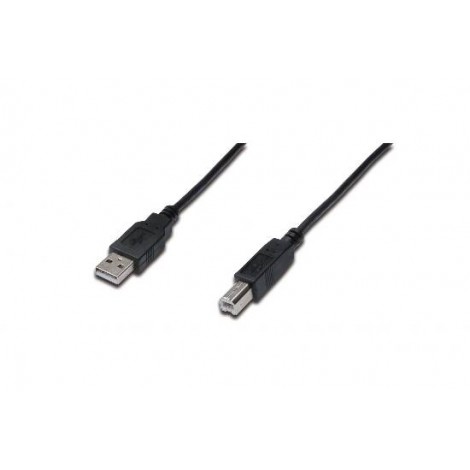 Cavi per connessione PC - Periferica USB 2.0, la schermatura densa permette una connessione veloce anche attraverso distanze più elevate. Velocità di trasferimento dati fino a 480 Mbps, lunghezza 0,5m