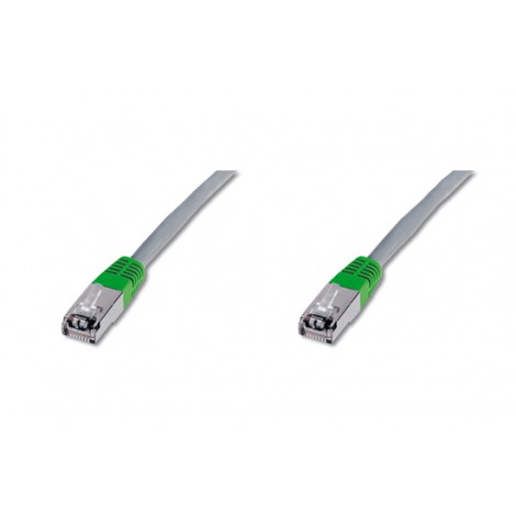 Cavo di rete ethernet incrociato in rame 4x2 AWG 26/7 schermatura doppia, con 2 connettori RJ45 8 poli, lunghezza 3mt - 1pz