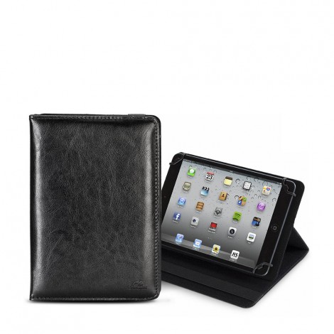 ORLY - Custodia tablet 7-8", in similpelle e microfibra internamente, dimensioni esterne 204x141x22mm colore nero