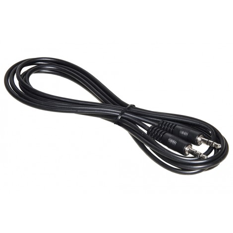 Cavo audio JACK 3.5mm 2mt - Cavo JACK 3,5mm per collegare per collegare l’MP3-Player o lo Smartphone con l’impianto stereo o l’ingresso autoradio-jack da 3,5 mm - 1pz