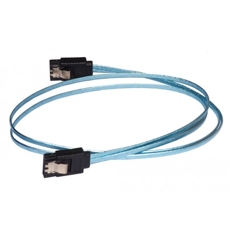 Cavo flat SATA III 6.0 Gbit/s ultrasottile con clip in metallo da 0,5m - 1pz