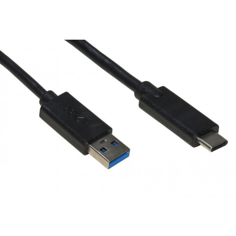 Cavo USB 3.0 - tipo C 0,5mt - Cavi per collegare i dispositivi esterni USB con presa USB tipo C, reversibile, si può inserire in entrambi i modi. Velocità di trasferimento dati fino a 5 Gbps, lunghezza 0,5m - 1pz