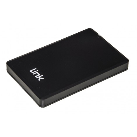 Link Box esterno con interfaccia USB 3.0 per HDD SATA 2.5", alloggiamento in plastica e led per attivita` - 1pz