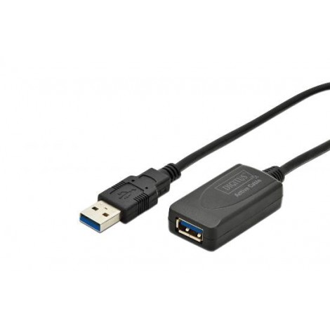 Estensore di linea USB 3.0 con cavo 5m - Prolunga USB con replicatore di segnale per estendere la connessione di un dispositivo USB 3.0, cavo lungo 5mt - 1pz