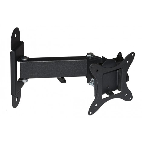 Supporto da parete per TV/monitor 13-37" 2 snodi - Supporto regolabile per TV/monitor con capacità massima 15kg, VESA fino a 100x100 - 1pz