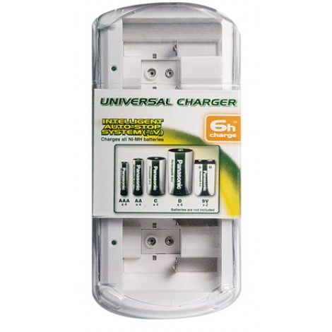 Caricabatterie per batterie AA/AAA, mezza torcia, torcia, transistor 9V. Tempo di ricarica 6 ore - 1pz