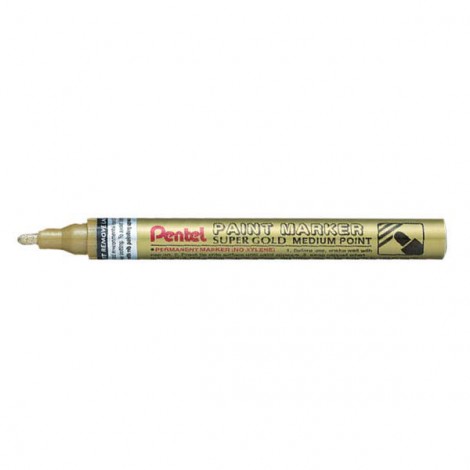 Amiko – Marcatore permanente a vernice base olio, resistente all`acqua, punta 4,5mm tratto 2,5mm colore oro - Prezzo singolo, ord. minimo 12pz