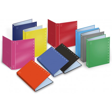 Pigna Raccoglitore a 4 anelli tondi da 25mm, 18,5x22cm dorso 3cm - Prezzo singolo, ord. minimo 5pz