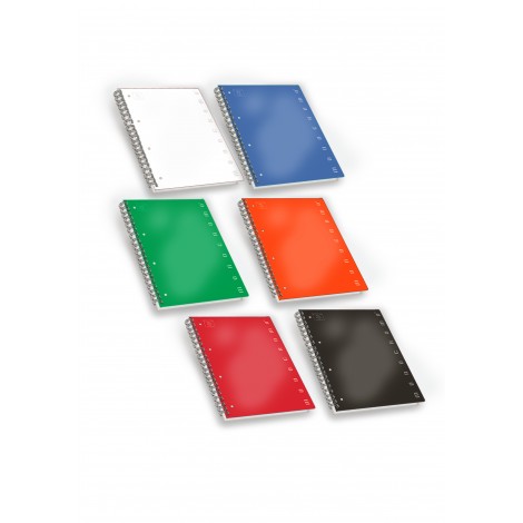Pigna Monocromo - Maxi quaderno - Spiralato con fori laterali per archivio A4 1R righe - Prezzo singolo, ord. minimo 5pz