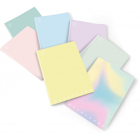 Pigna Monocromo - Maxi quaderno - Punto metallico e copertina in cartoncino da 240gr trattata a vernice 1R righe - Prezzo singolo, ord. minimo 10pz