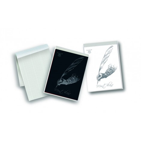 Pigna Montblanc - Blocco a punto metallico, 70 fogli, copertina patinata 115gr A5 1R righe - Prezzo singolo, ord. minimo 10pz