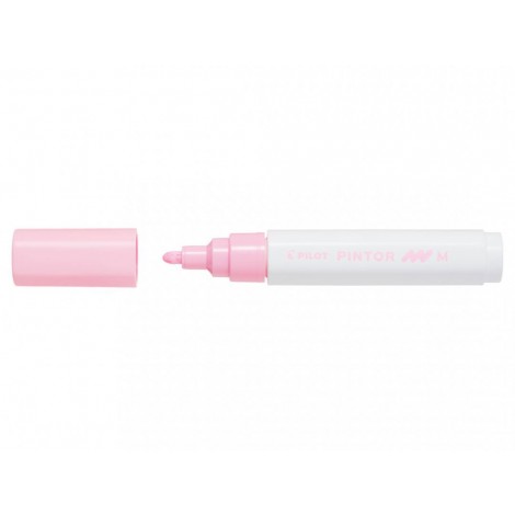 Pilot Pintor Pastel – Marcatore permanente con inchiostro pigmentato opaco a base d`acqua, punta 4,5mm tratto 1,5-2,2mm colore rosa – Prezzo singolo, ord. minimo 6pz