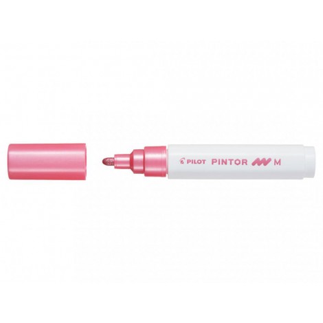 Pilot Pintor Metal – Marcatore permanente con inchiostro pigmentato opaco a base d`acqua, punta 4,5mm tratto 1,5-2,2mm colore rosa – Prezzo singolo, ord. minimo 6pz