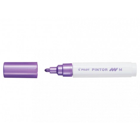 Pilot Pintor Metal – Marcatore permanente con inchiostro pigmentato opaco a base d`acqua, punta 4,5mm tratto 1,5-2,2mm colore viola – Prezzo singolo, ord. minimo 6pz