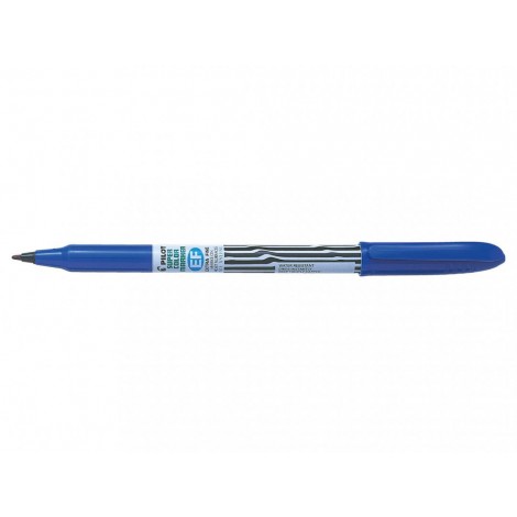 SCAN-UF – Marcatore permanente con inchiostro a base d`alcool, supporto della punta in metallo, punta in fibra da 2mm colore blu - Prezzo singolo, ord. minimo 12pz
