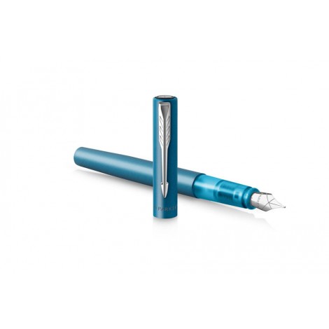 Vector XL Teal - Penna stilografica ad inchiostro liquido, scatola regalo inclusa colore blu