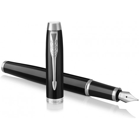 IM Black CT - Penna stilografica ad inchiostro liquido, scatola regalo inclusa colore blu