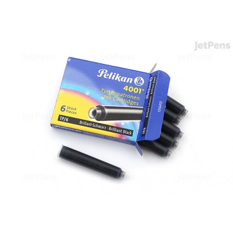 Pelikan TP-6 – Refill per penna stilografica colore nero – 6pz