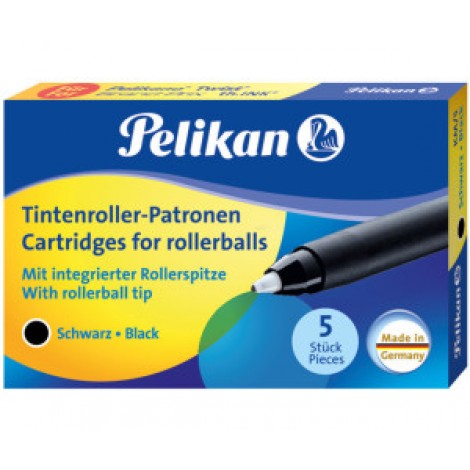 Pelikan KM/5 - Refill per penna sferografica e roller colore nero - 5pz