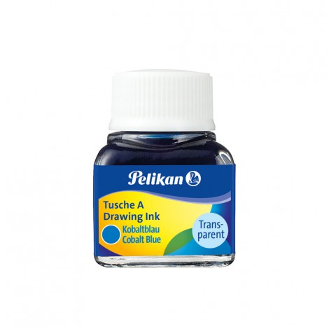 Inchiostro di China 523, resistente all`acqua e allo strofinamento 10ml colore blu