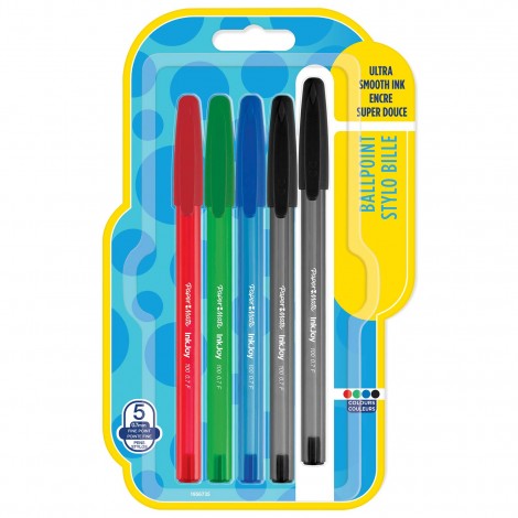 Penna a sfera Papermate Inkjoy 100 colori assortiti - 5pz